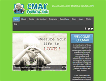 Tablet Screenshot of cmakfoundation.org